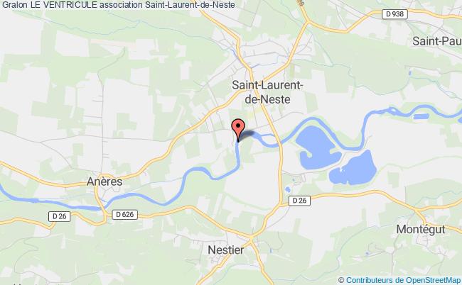 plan association Le Ventricule Saint-Laurent-de-Neste