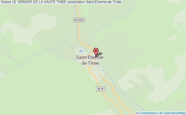 plan association Le Verger De La Haute TinÉe Saint-Étienne-de-Tinée