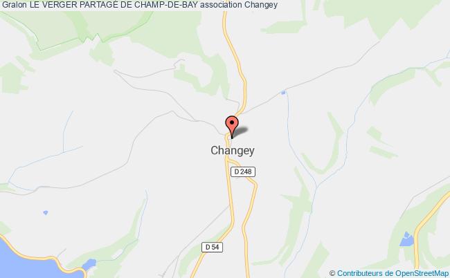 plan association Le Verger PartagÉ De Champ-de-bay Changey