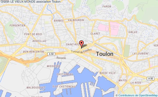plan association Le Vieux Monde Toulon