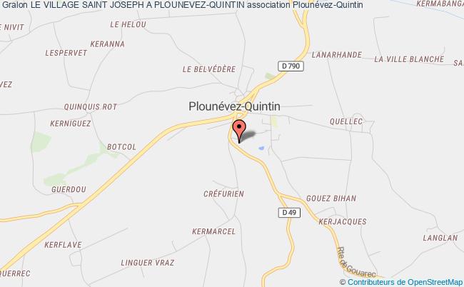 plan association Le Village Saint Joseph A Plounevez-quintin Plounévez-Quintin