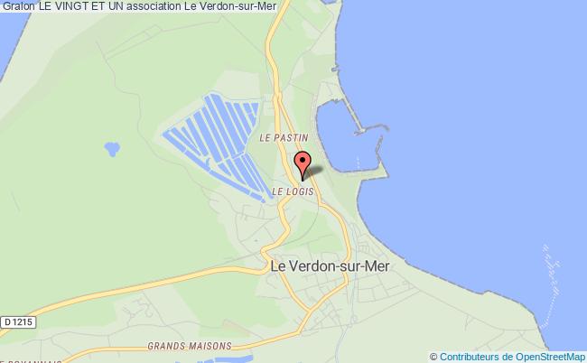 plan association Le Vingt Et Un Le Verdon-sur-Mer