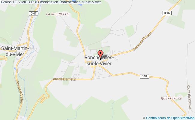 plan association Le Vivier Pro Roncherolles-sur-le-Vivier