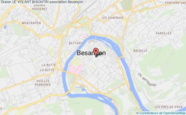 plan association Le Volant Bisontin Besançon