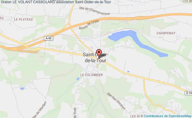 plan association Le Volant Cassolard Saint-Didier-de-la-Tour