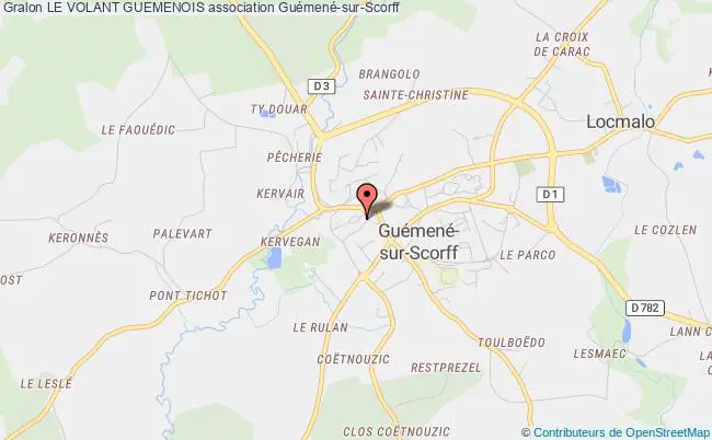 plan association Le Volant Guemenois Guémené-sur-Scorff