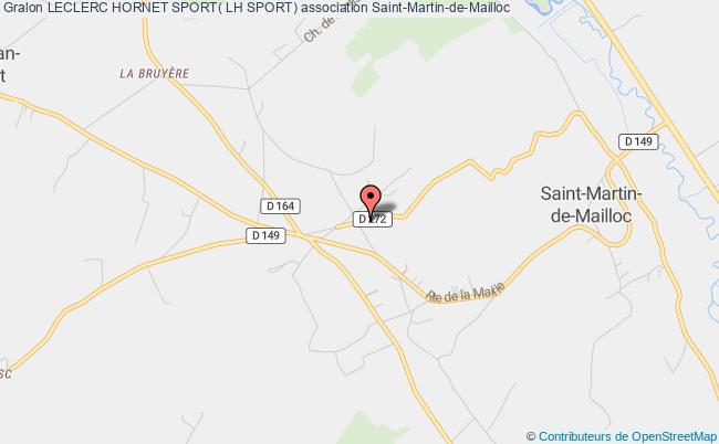 plan association Leclerc Hornet Sport( Lh Sport) Saint-Martin-de-Mailloc