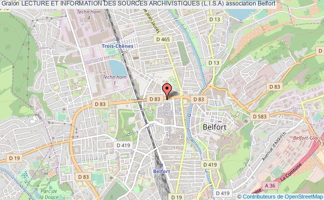 plan association Lecture Et Information Des Sources Archivistiques (l.i.s.a) Belfort