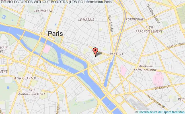 plan association Lecturers Without Borders (lewibo) Paris
