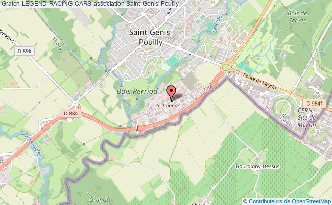 plan association Legend Racing Cars Saint-Genis-Pouilly