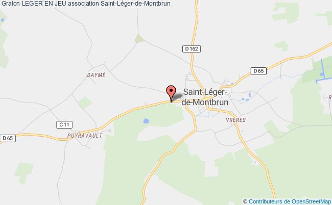 plan association Leger En Jeu Saint-Léger-de-Montbrun