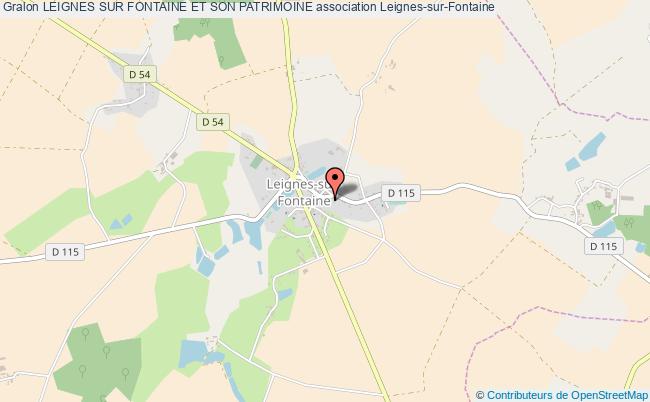 plan association Leignes Sur Fontaine Et Son Patrimoine Leignes-sur-Fontaine