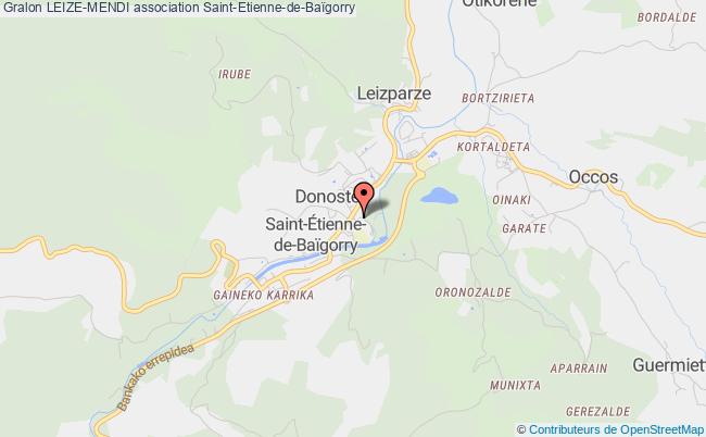 plan association Leize-mendi Saint-Étienne-de-Baïgorry