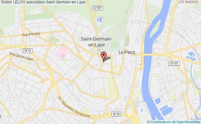 plan association LÉlov Saint-Germain-en-Laye
