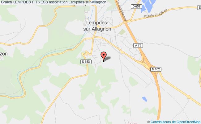 plan association Lempdes Fitness Lempdes-sur-Allagnon