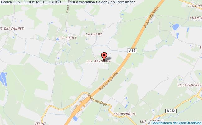 plan association Leni Teddy Motocross  - Ltmx Savigny-en-Revermont