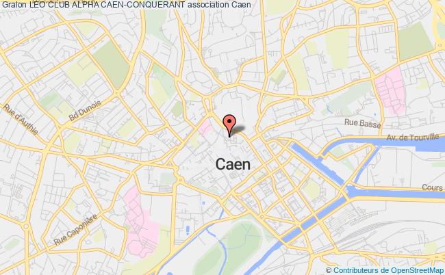 plan association Leo Club Alpha Caen-conquerant Caen