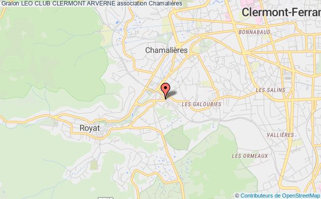 plan association Leo Club Clermont Arverne Chamalières