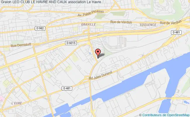 plan association Leo Club Le Havre And Caux Havre