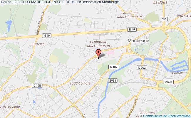 plan association Leo Club Maubeuge Porte De Mons Maubeuge