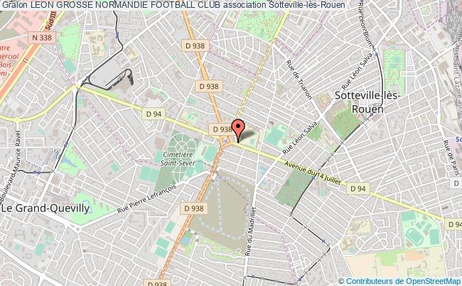 plan association Leon Grosse Normandie Football Club Sotteville-lès-Rouen