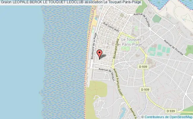 plan association Leopale Berck Le Touquet Leoclub Le    Touquet-Paris-Plage