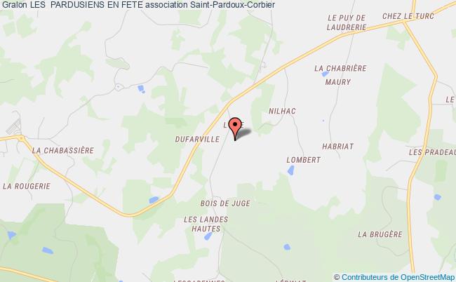 plan association Les  Pardusiens En Fete Saint-Pardoux-Corbier