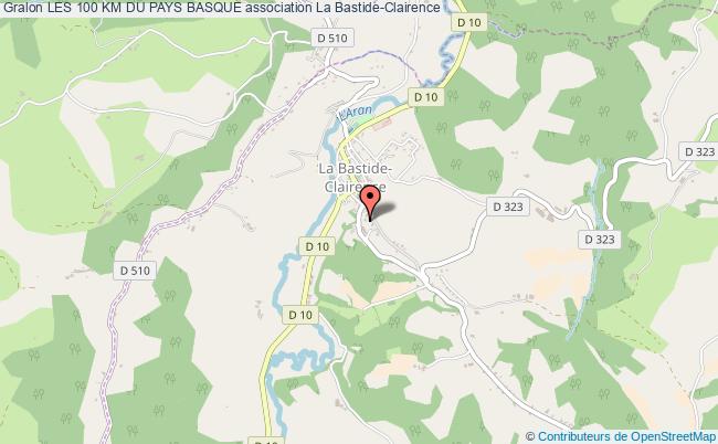 plan association Les 100 Km Du Pays Basque La    Bastide-Clairence