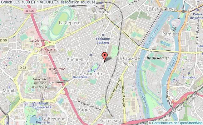 plan association Les 1000 Et 1 Aiguilles Toulouse