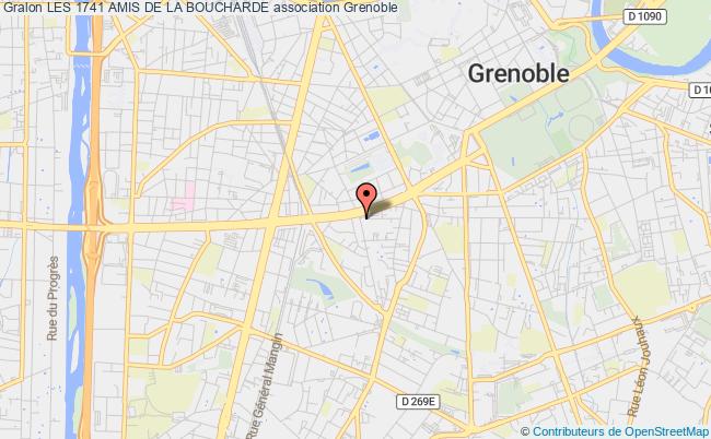 plan association Les 1741 Amis De La Boucharde Grenoble