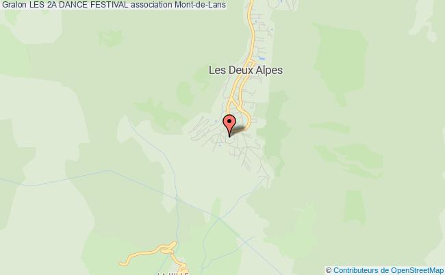 plan association Les 2a Dance Festival Deux Alpes