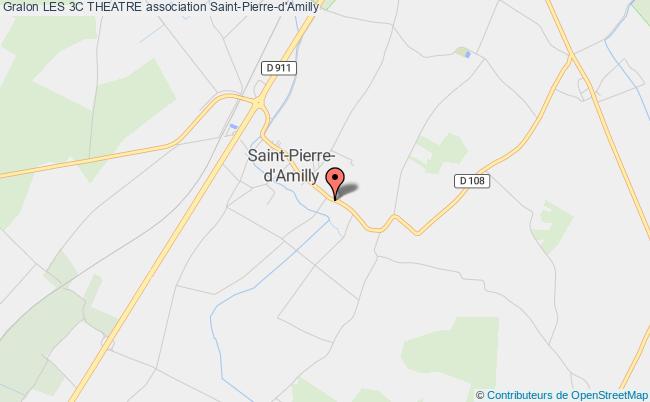 plan association Les 3c Theatre Saint-Pierre-d'Amilly
