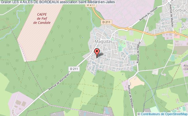 plan association Les 4 Ailes De Bordeaux Saint-Médard-en-Jalles