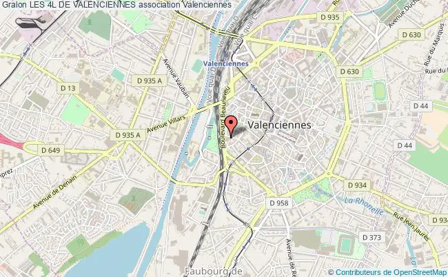 plan association Les 4l De Valenciennes Valenciennes