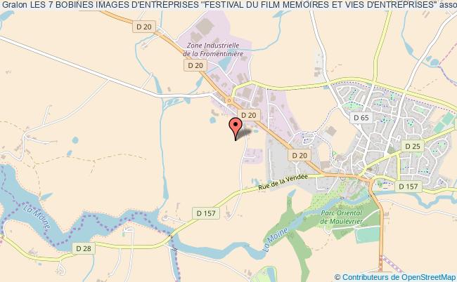 plan association Les 7 Bobines Images D'entreprises ''festival Du Film Memoires Et Vies D'entreprises'' Maulévrier