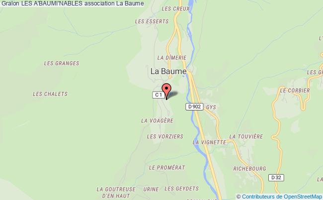 plan association Les A'baumi'nables La    Baume