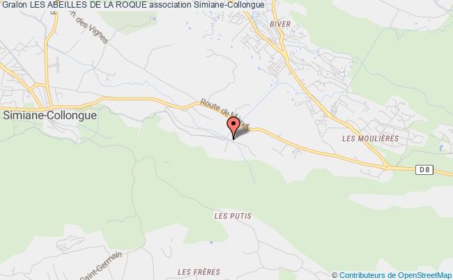 plan association Les Abeilles De La Roque Simiane-Collongue