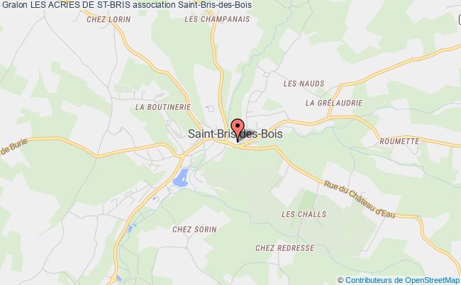 plan association Les Acries De St-bris Saint-Bris-des-Bois