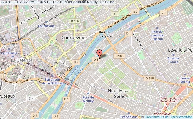 plan association Les Admirateurs De Platon Neuilly-sur-Seine