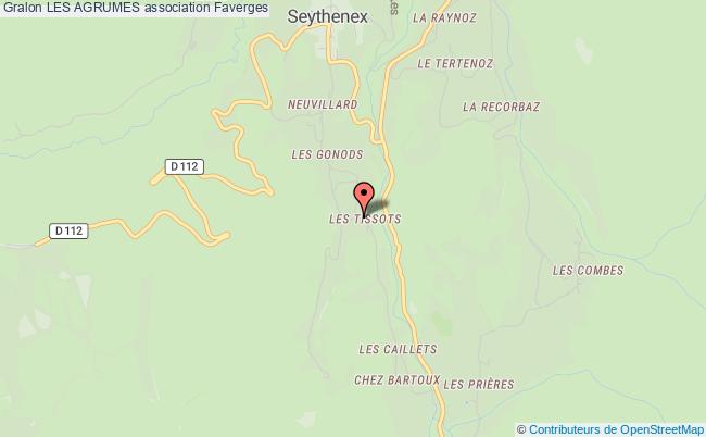 plan association Les Agrumes Faverges-Seythenex