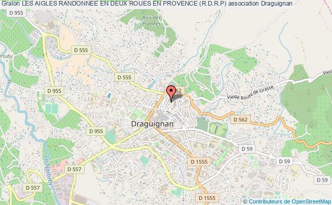 plan association Les Aigles Randonnee En Deux Roues En Provence (r.d.r.p) Draguignan