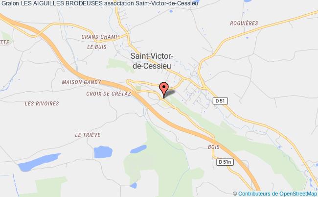 plan association Les Aiguilles Brodeuses Saint-Victor-de-Cessieu