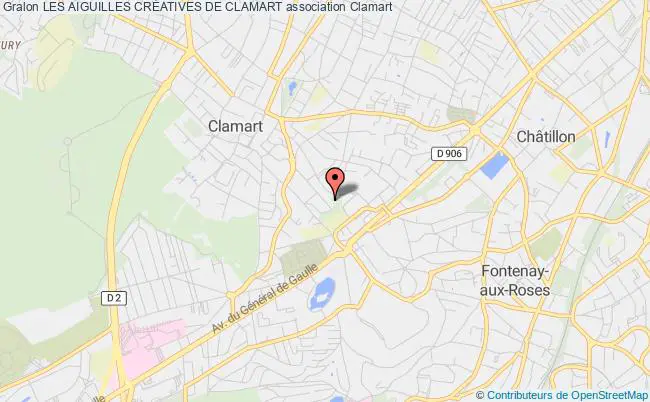 plan association Les Aiguilles CrÉatives De Clamart Clamart