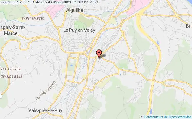 plan association Les Ailes D'anges 43 Le Puy-en-Velay