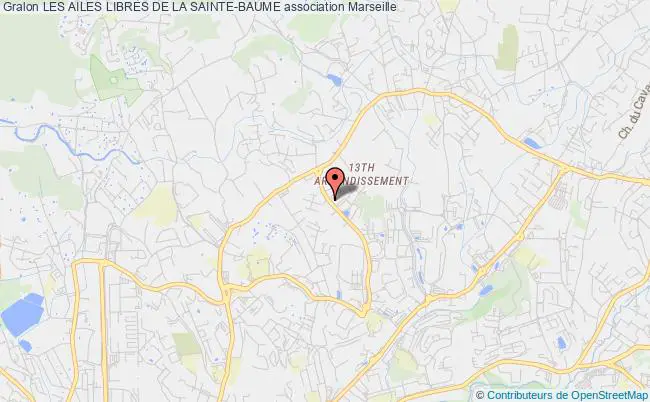 plan association Les Ailes Libres De La Sainte-baume Marseille