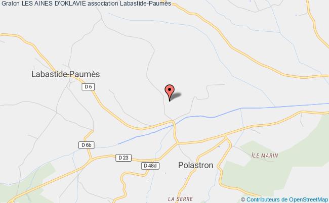 plan association Les Aines D'oklavie Labastide-Paumès