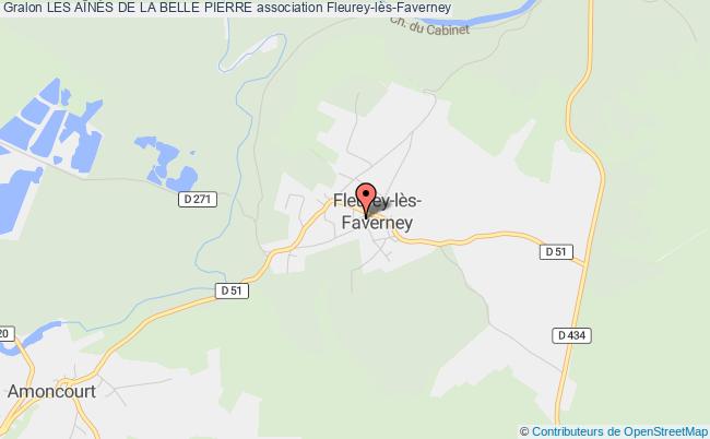 plan association Les AÎnÉs De La Belle Pierre Fleurey-lès-Faverney