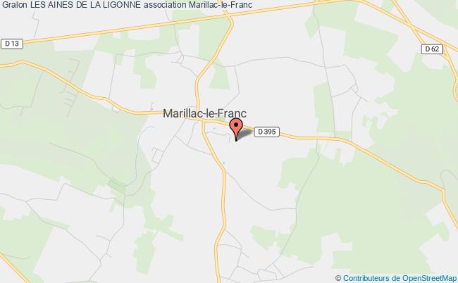 plan association Les Aines De La Ligonne Marillac-le-Franc