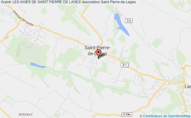 plan association Les Aines De Saint Pierre De Lages Saint-Pierre-de-Lages