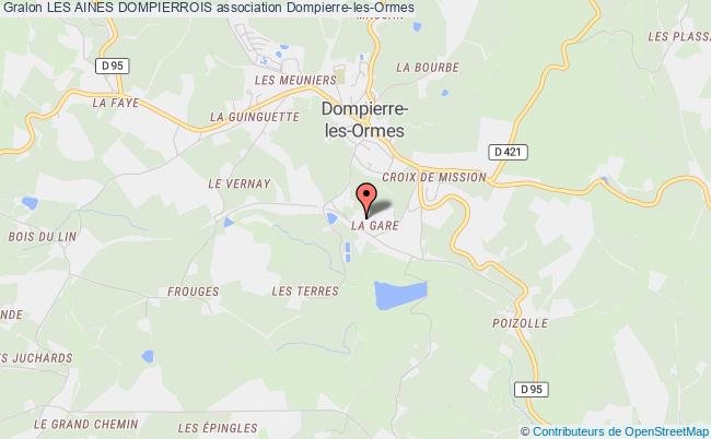 plan association Les Aines Dompierrois Dompierre-les-Ormes